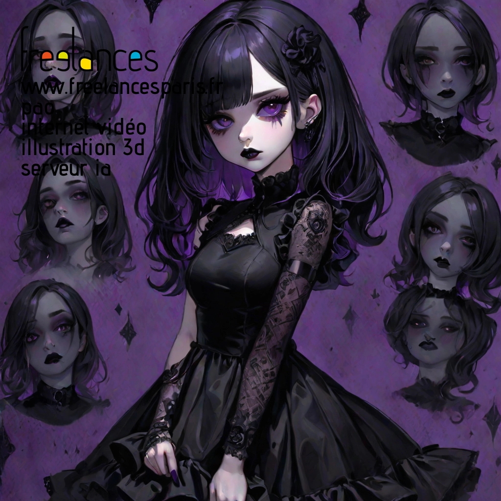 Pao mise en page internet vidéo illustration 3d serveur IA générative AI freelance paris studio de création magazines n59o2bk0